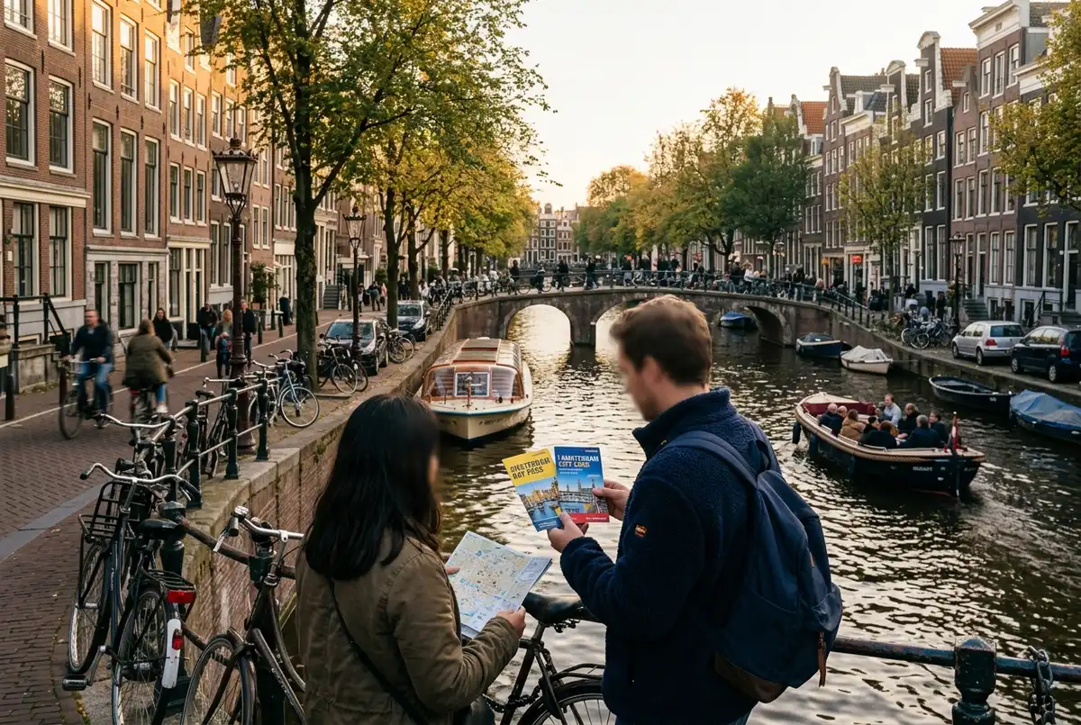 Amsterdam canal ring, the setting for choosing between an amsterdam day pass and a longer city card