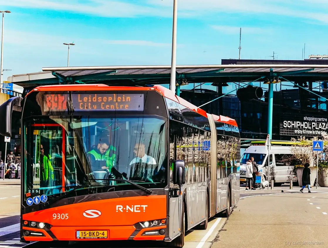 NS train from Schiphol to Amsterdam Central covered by the travel ticket